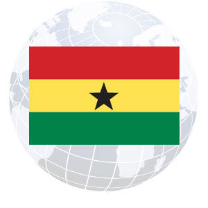 Ghana Outdoor Flags