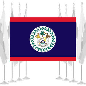 Belize Ceremonial Flags