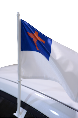 Christian Car Window Flag