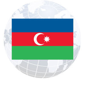 Azerbaijan Outdoor Flags
