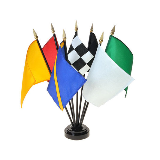 Motor Racing Mini Flag Set