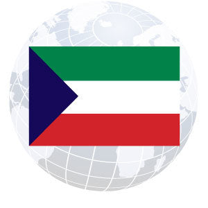 Equatorial Guinea Civil Outdoor Flags