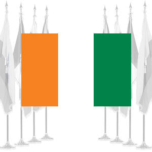 Ivory Coast Ceremonial Flags