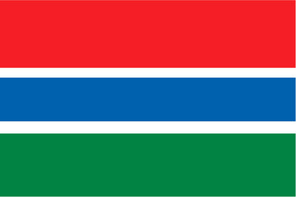 Gambia Outdoor Flags