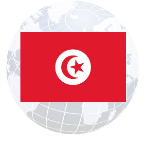 Tunisia Outdoor Flags
