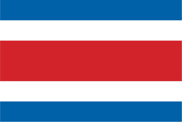 Costa Rica Civil Ceremonial Flags